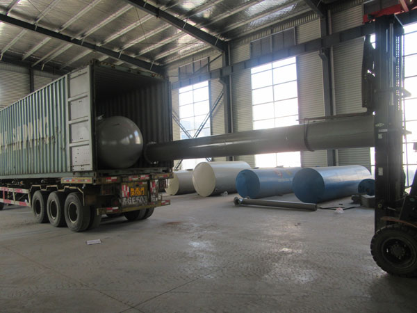 The BLJ-6 pyrolysis plant would be shipped to the Netherlands