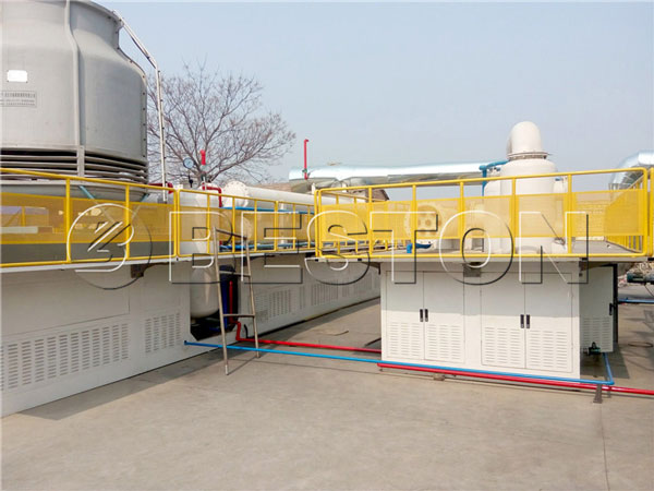 waste rubber pyrolysis plant
